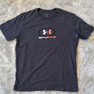 Under Armour Men's Charcoal Tee with Logo